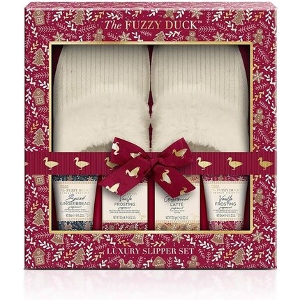 Роскошный подарочный набор тапочек Baylis & Harding The Fuzzy Duck Winter Wonderland — подходит для веганов
Роскошный подарочный набор тапочек Baylis & Harding The Fuzzy Duck Winter Wonderland — подходит для веганов