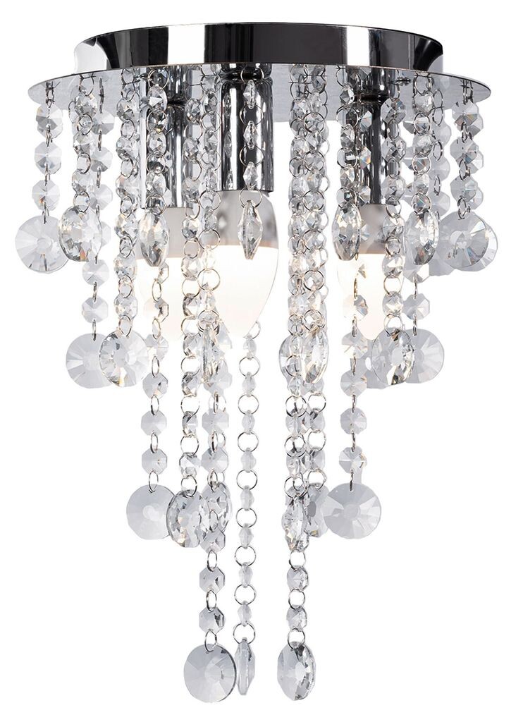 Люстра Toollight 392201 Crystal, 3 источника света E14, 25X25X33см Toolight, серебро 
Люстра Toollight 392201 Crystal, 3 источника света E14, 25X25X33см Toolight, серебро