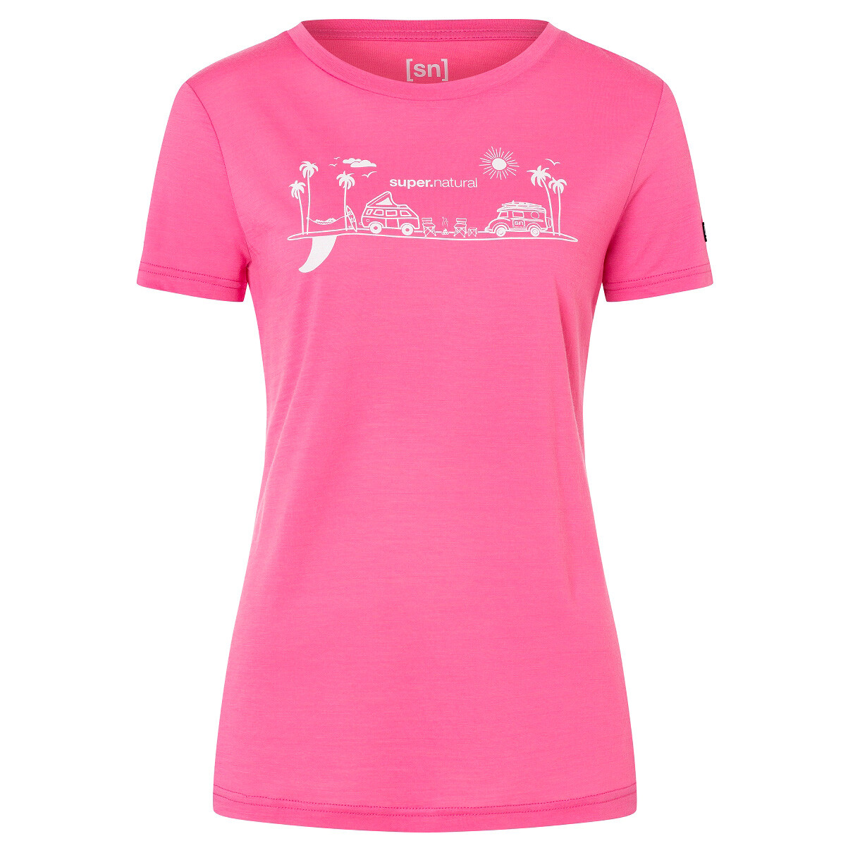 Рубашка из мериноса Super Natural Women's All On Board Tee, цвет Gin Fizz/Natural White
Рубашка из мериноса Super Natural Women's All On Board Tee, цвет Gin Fizz/Natural White