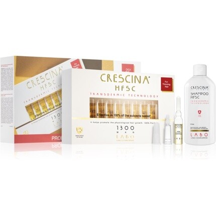 Crescina Transdermic 1300 Набор для восстановления роста для мужчин - Тип волос: Для мужчин, Уровень стимуляции: 1300
Crescina Transdermic 1300 Набор для восстановления роста для мужчин - Тип волос: Для мужчин, Уровень стимуляции: 1300