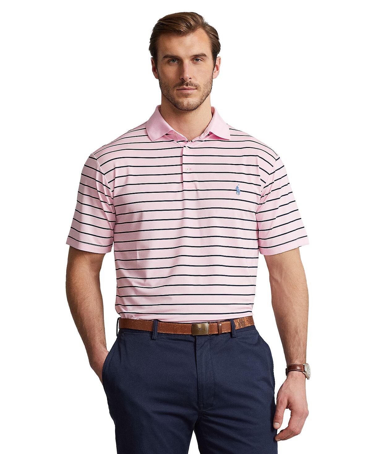 Мужская рубашка-поло из эластичного джерси Big & Tall Performance Polo Ralph Lauren
Мужская рубашка-поло из эластичного джерси Big & Tall Performance Polo Ralph Lauren