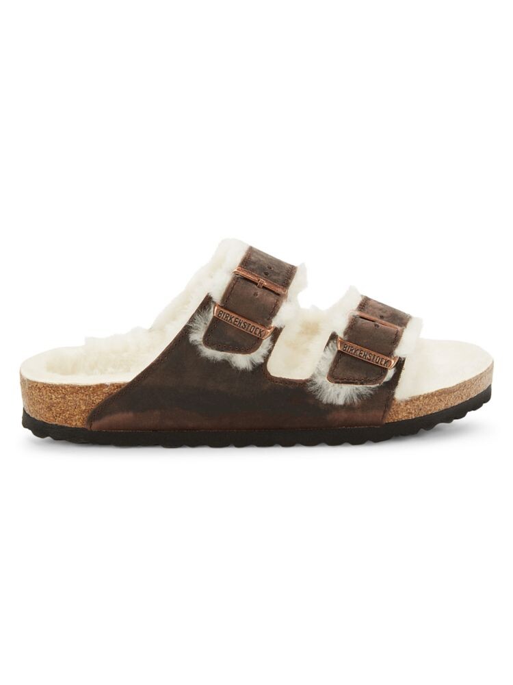 Кожаные шлепанцы из овчины Arizona стандартного кроя с пряжкой Birkenstock, коричневый
Кожаные шлепанцы из овчины Arizona стандартного кроя с пряжкой Birkenstock, коричневый