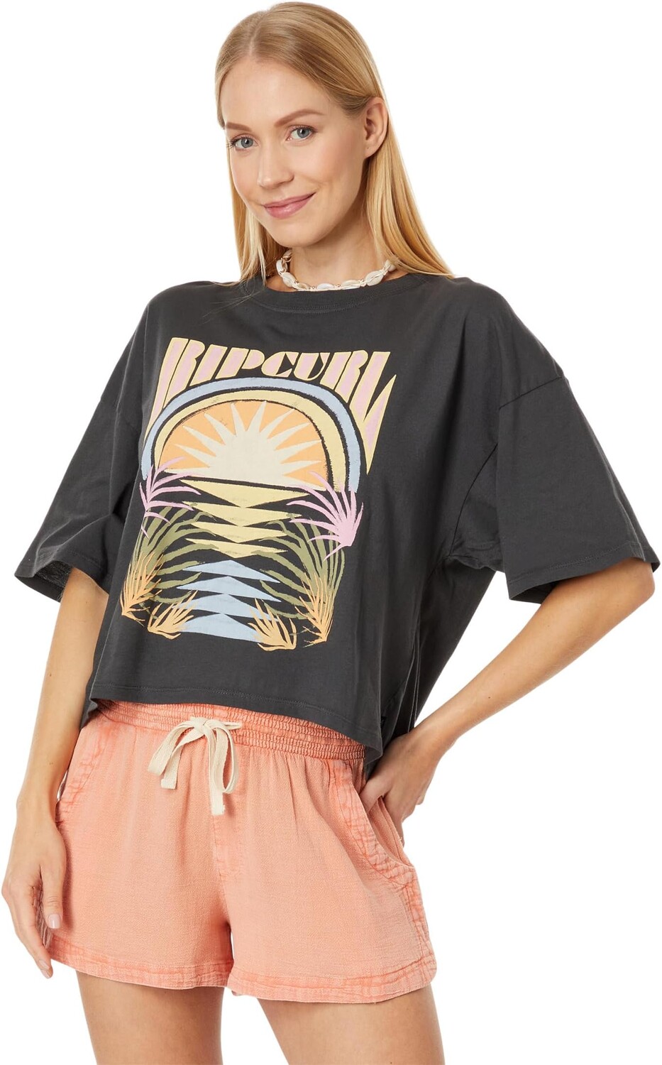 Укороченная футболка с короткими рукавами Glow Heritage Rip Curl, цвет Washed Black
Укороченная футболка с короткими рукавами Glow Heritage Rip Curl, цвет Washed Black