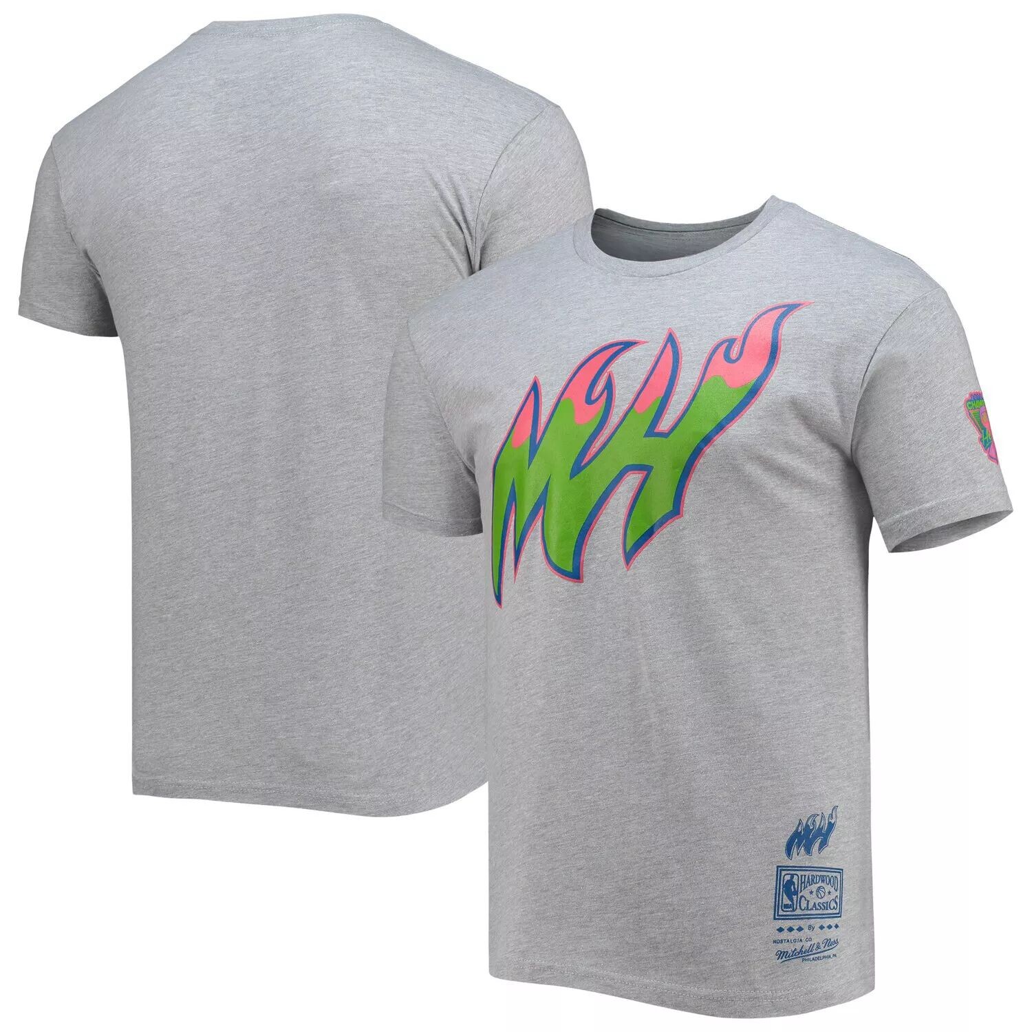 Мужская футболка Mitchell & Ness Heathered Grey Miami Heat Hardwood Classics Color Bomb Energy
Мужская футболка Mitchell & Ness Heathered Grey Miami Heat Hardwood Classics Color Bomb Energy