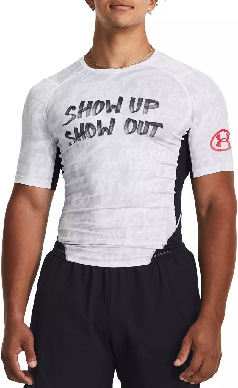 Мужская компрессионная футболка с короткими рукавами Under Armour Alter Ego HeatGear, белый
Мужская компрессионная футболка с короткими рукавами Under Armour Alter Ego HeatGear, белый