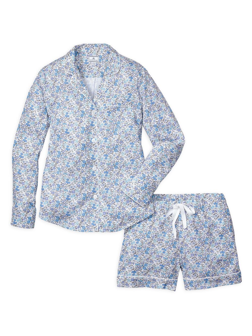 Пижамный комплект из двух частей Fleur D'Azur с длинными рукавами и шортами Petite Plume, синий
Пижамный комплект из двух частей Fleur D'Azur с длинными рукавами и шортами Petite Plume, синий