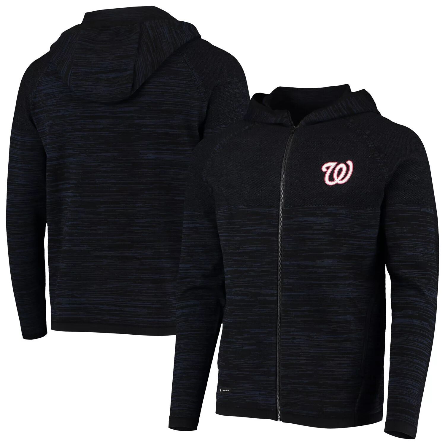 Мужская равномерная одежда черный/темно-синий Washington Nationals Insignia Genesis Slub толстовка с капюшоном с молнией во всю длину и реглан
Мужская равномерная одежда черный/темно-синий Washington Nationals Insignia Genesis Slub толстовка с капюшоном с молнией во всю длину и реглан