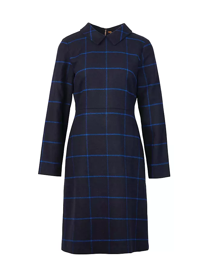 Мини-платье Marlene из смесовой шерсти в клетку Windowpane Barbour, цвет navy check
Мини-платье Marlene из смесовой шерсти в клетку Windowpane Barbour, цвет navy check
