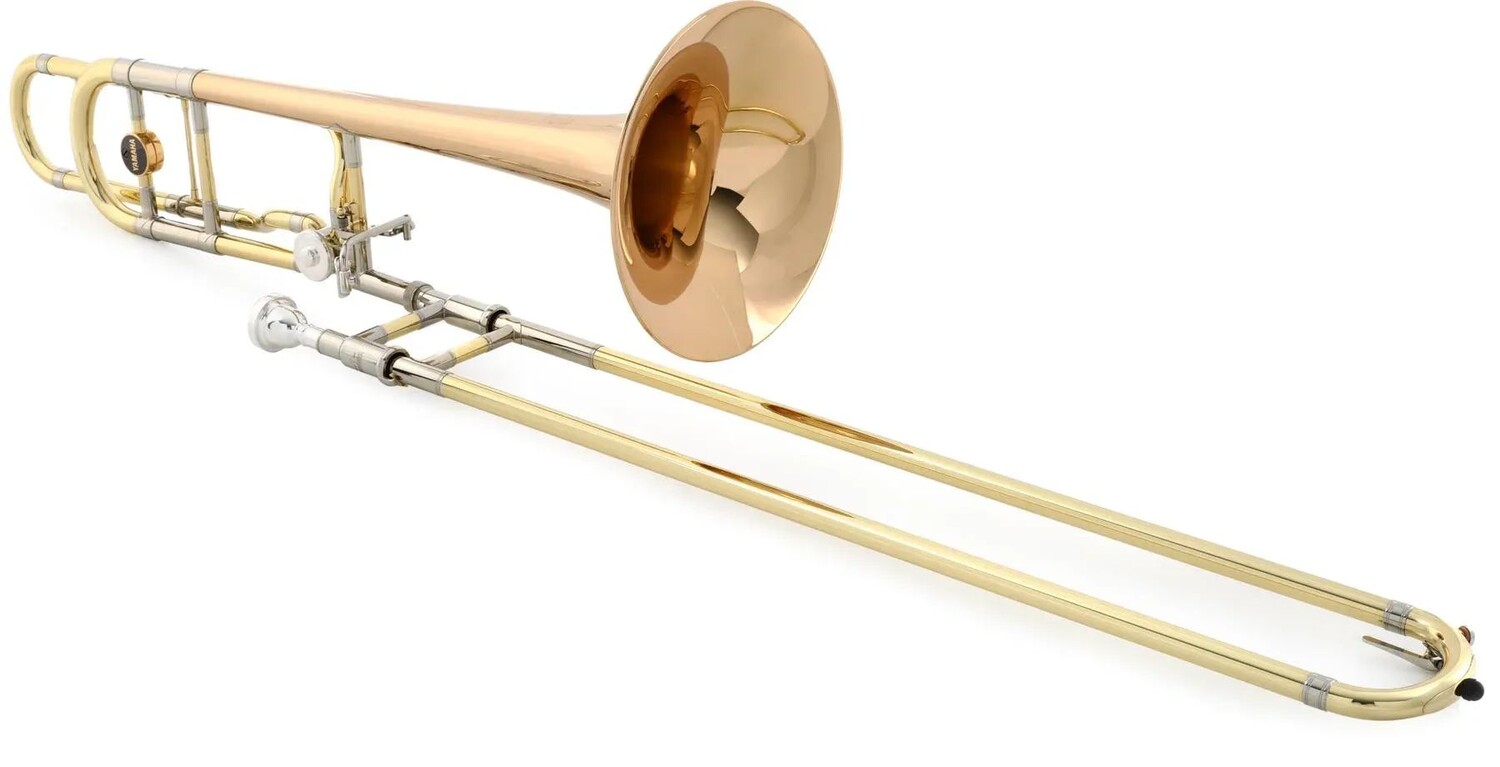 Yamaha YSL-882GO Xeno Professional Тромбон с F-образным креплением — прозрачный лак, открытая упаковка и золотой латунный раструб
Yamaha YSL-882GO Xeno Professional Тромбон с F-образным креплением — прозрачный лак, открытая упаковка и золотой латунный раструб