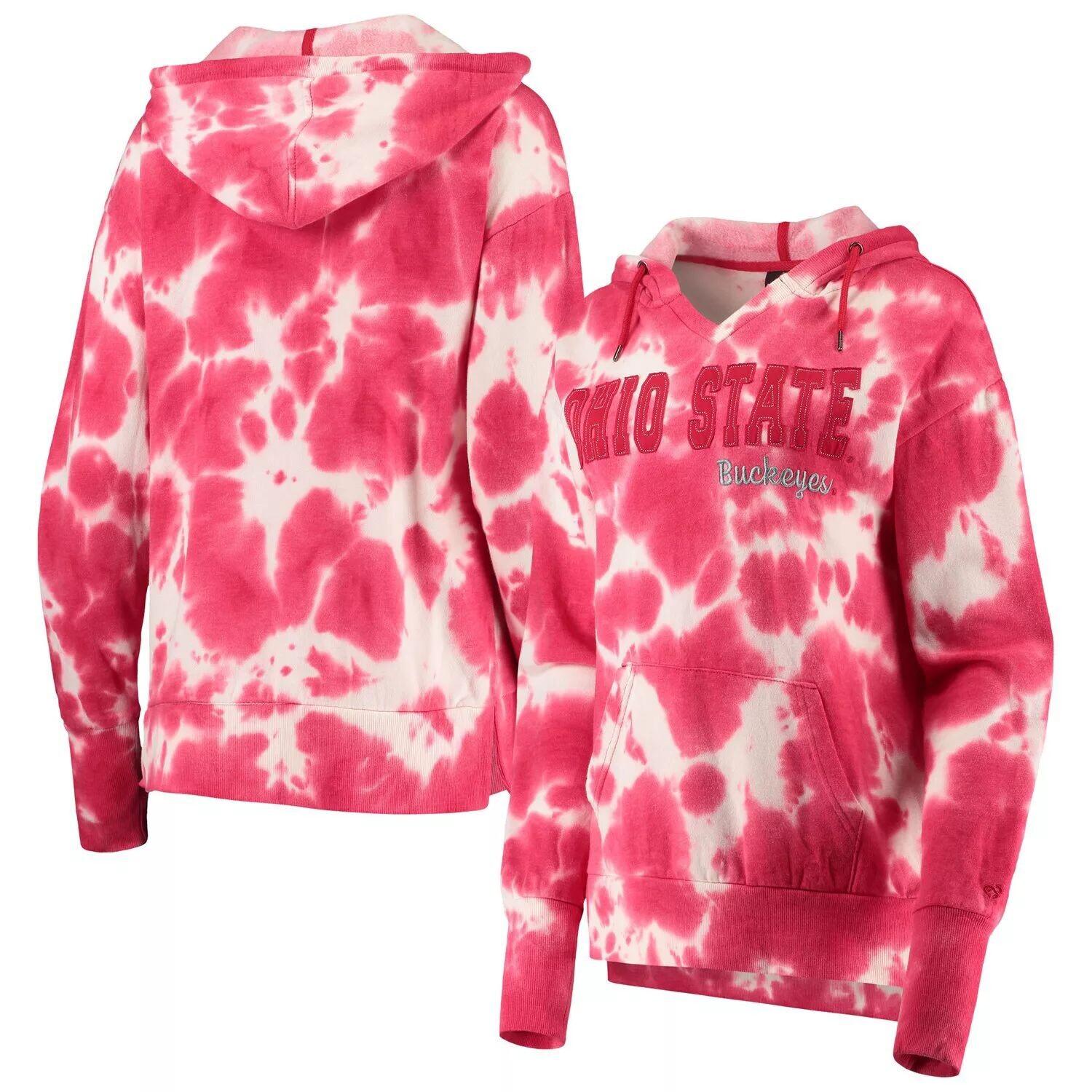 Женский пуловер с капюшоном Colosseum Scarlet Ohio State Buckeyes Shavonee Tie Dye Colosseum
Женский пуловер с капюшоном Colosseum Scarlet Ohio State Buckeyes Shavonee Tie Dye Colosseum
