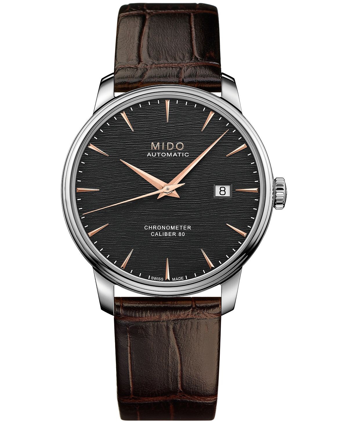 Мужские швейцарские автоматические часы Baroncelli с коричневым кожаным ремешком, 40 мм Mido
Мужские швейцарские автоматические часы Baroncelli с коричневым кожаным ремешком, 40 мм Mido