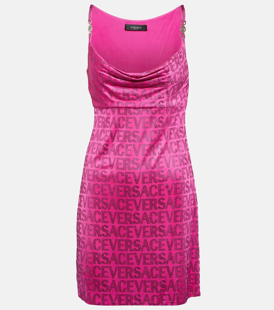 Versace атласное мини-платье с декором medusa '95 по всей длине Versace, розовый
Versace атласное мини-платье с декором medusa '95 по всей длине Versace, розовый
