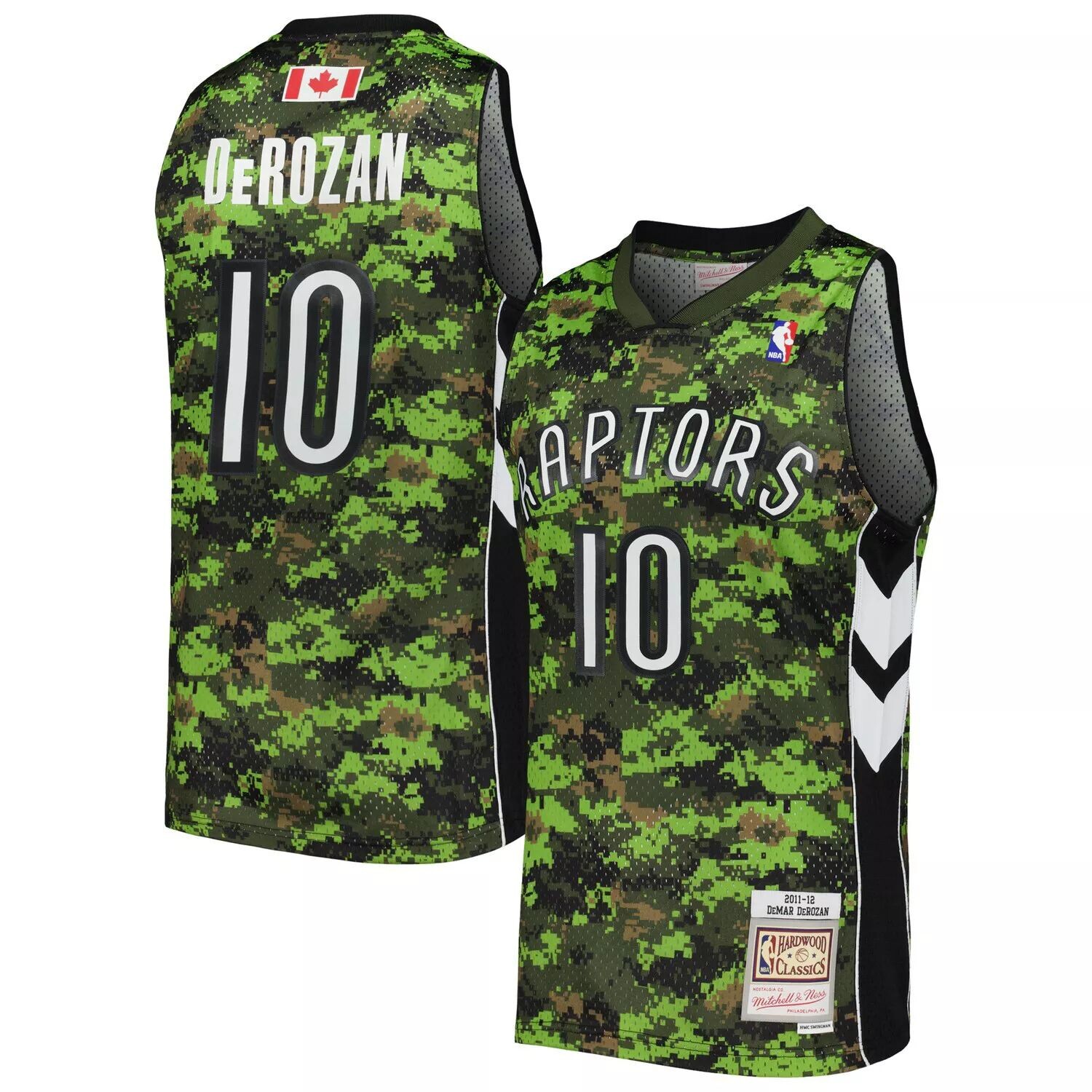 Мужская майка Mitchell & Ness DeMar DeRozan Camo Toronto Raptors 2011-12 Hardwood Classics Swingman
Мужская майка Mitchell & Ness DeMar DeRozan Camo Toronto Raptors 2011-12 Hardwood Classics Swingman