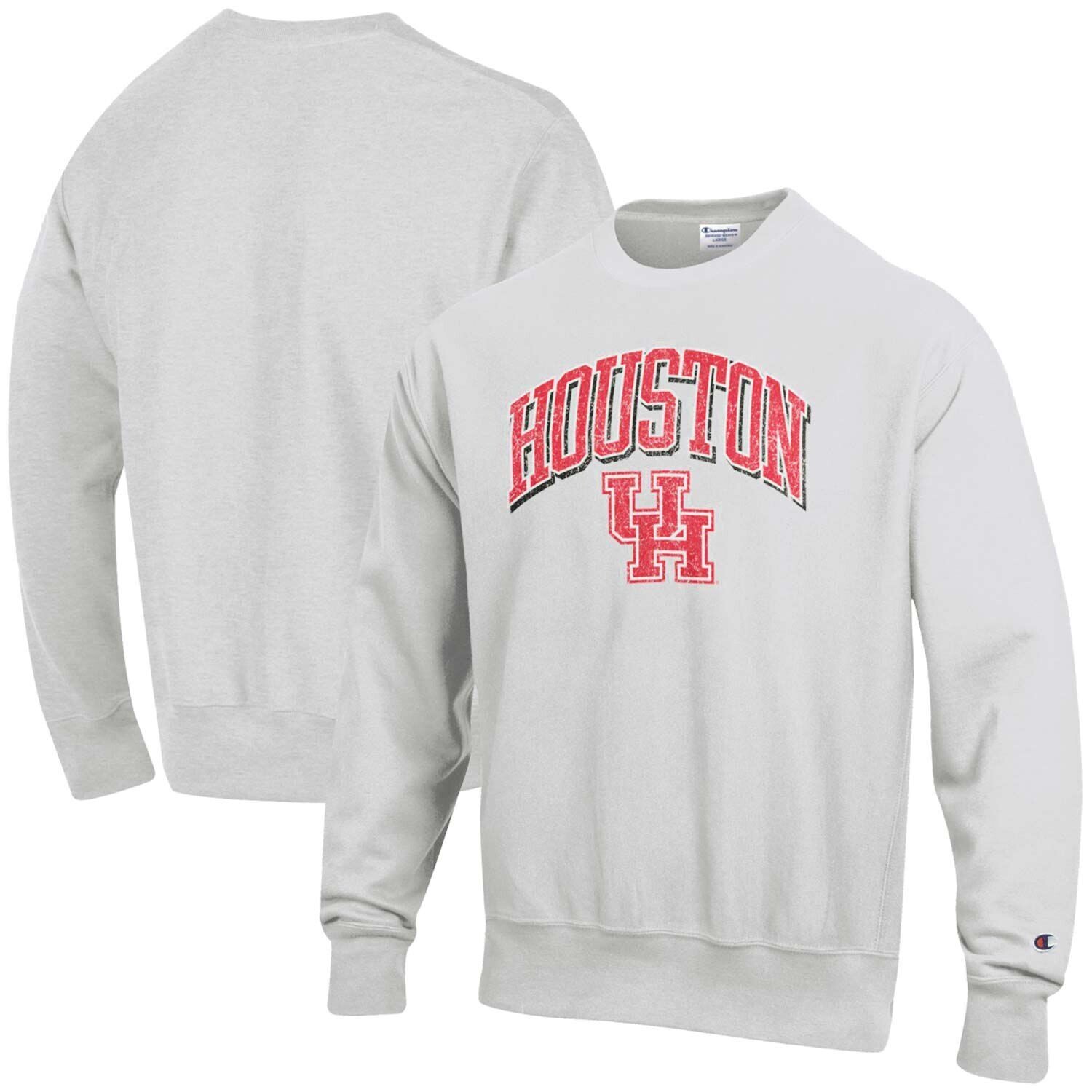 Мужской серый пуловер с обратным переплетением и логотипом Houston Cougars Champion
Мужской серый пуловер с обратным переплетением и логотипом Houston Cougars Champion