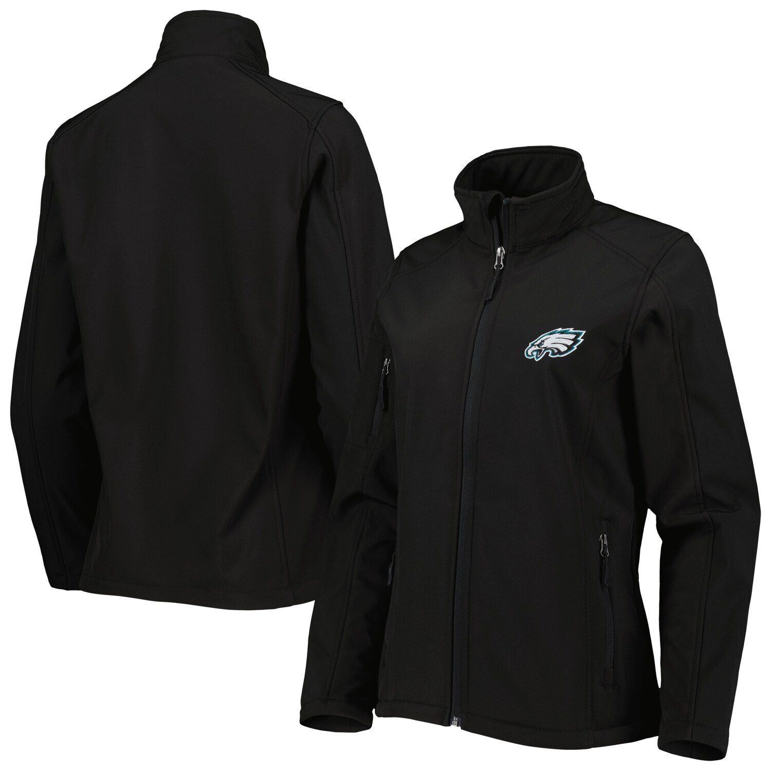 Черная женская куртка Dunbrooke Philadelphia Eagles Sonoma Softshell с молнией во всю длину, Черный
Черная женская куртка Dunbrooke Philadelphia Eagles Sonoma Softshell с молнией во всю длину, Черный