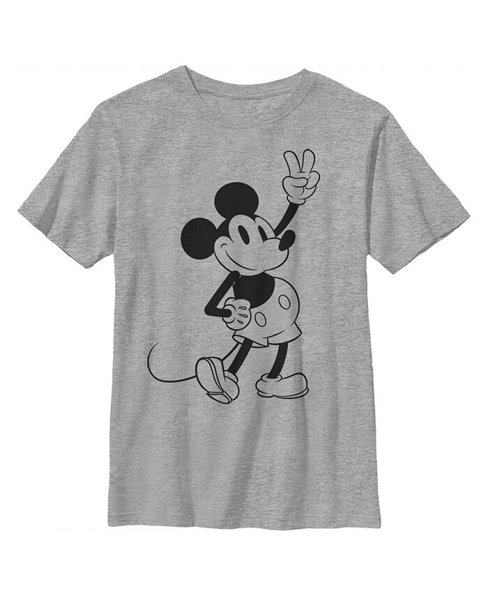 Мальчик Микки & Детская футболка со знаком мира Друзья с Микки Маусом Disney, серый
Мальчик Микки & Детская футболка со знаком мира Друзья с Микки Маусом Disney, серый