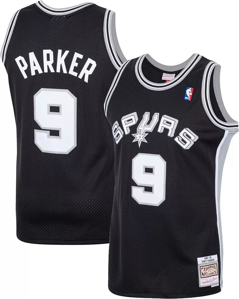 Мужская футболка Mitchell & Ness 2001 San Antonio Spurs Tony Parker #9, черная классическая футболка из твердой древесины
Мужская футболка Mitchell & Ness 2001 San Antonio Spurs Tony Parker #9, черная классическая футболка из твердой древесины