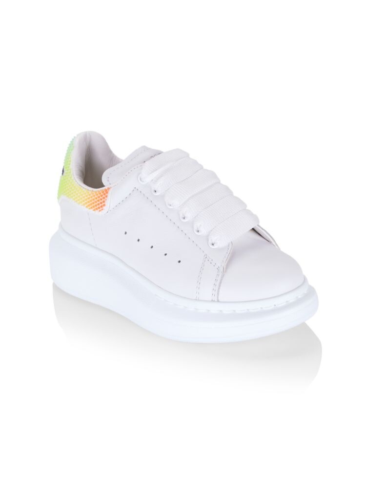 Кожаные кроссовки Little Kid's & Kid's Rainbow большого размера Alexander Mcqueen, белый
Кожаные кроссовки Little Kid's & Kid's Rainbow большого размера Alexander Mcqueen, белый