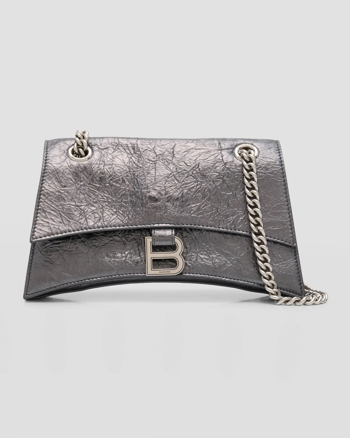 Маленькая сумка на цепочке с эффектом металлик Crush Balenciaga, цвет 1314 Steel Grey
Маленькая сумка на цепочке с эффектом металлик Crush Balenciaga, цвет 1314 Steel Grey