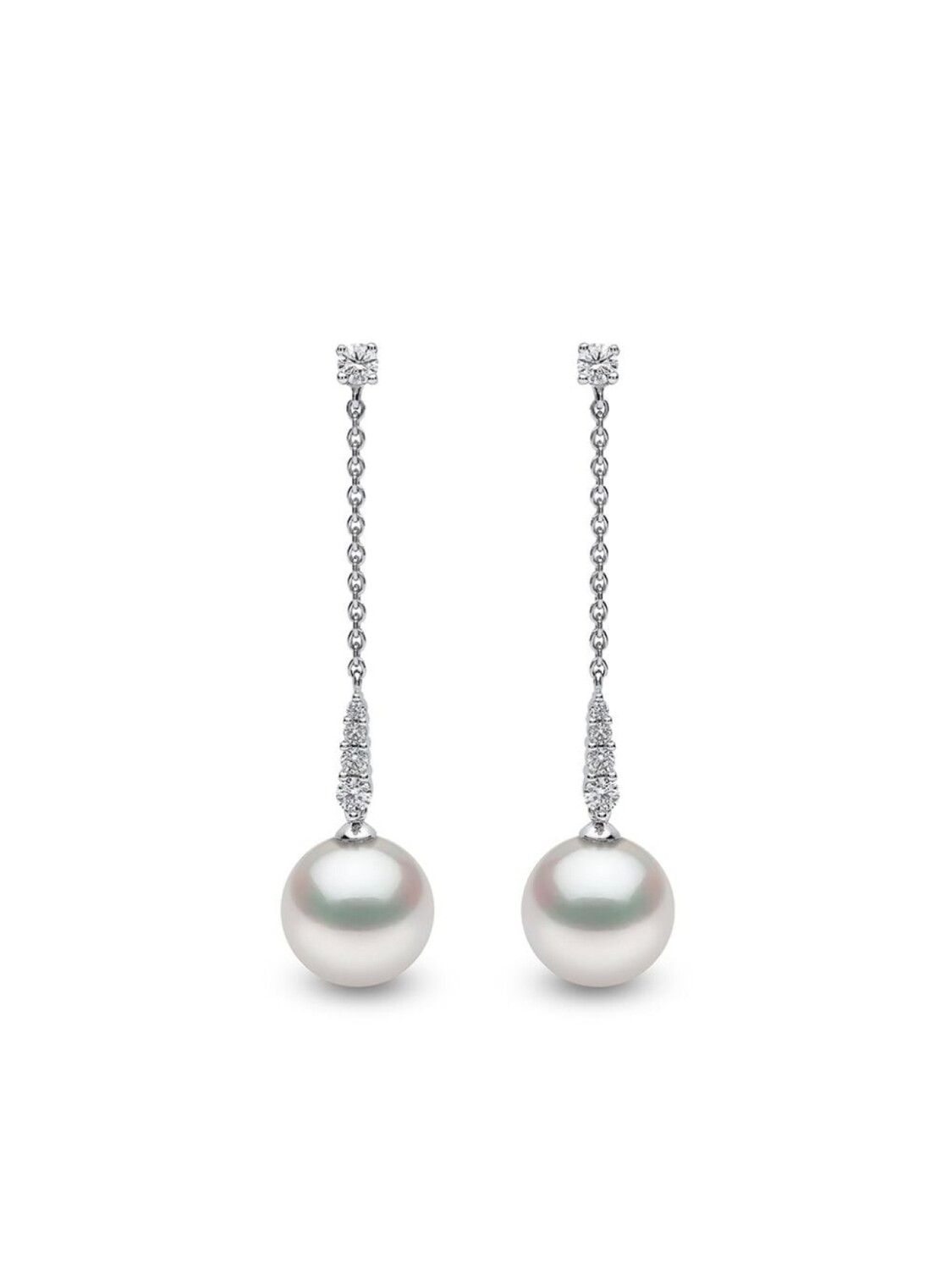 Серьги Trend из белого золота с жемчугом и бриллиантами Yoko London, серебряный
Серьги Trend из белого золота с жемчугом и бриллиантами Yoko London, серебряный