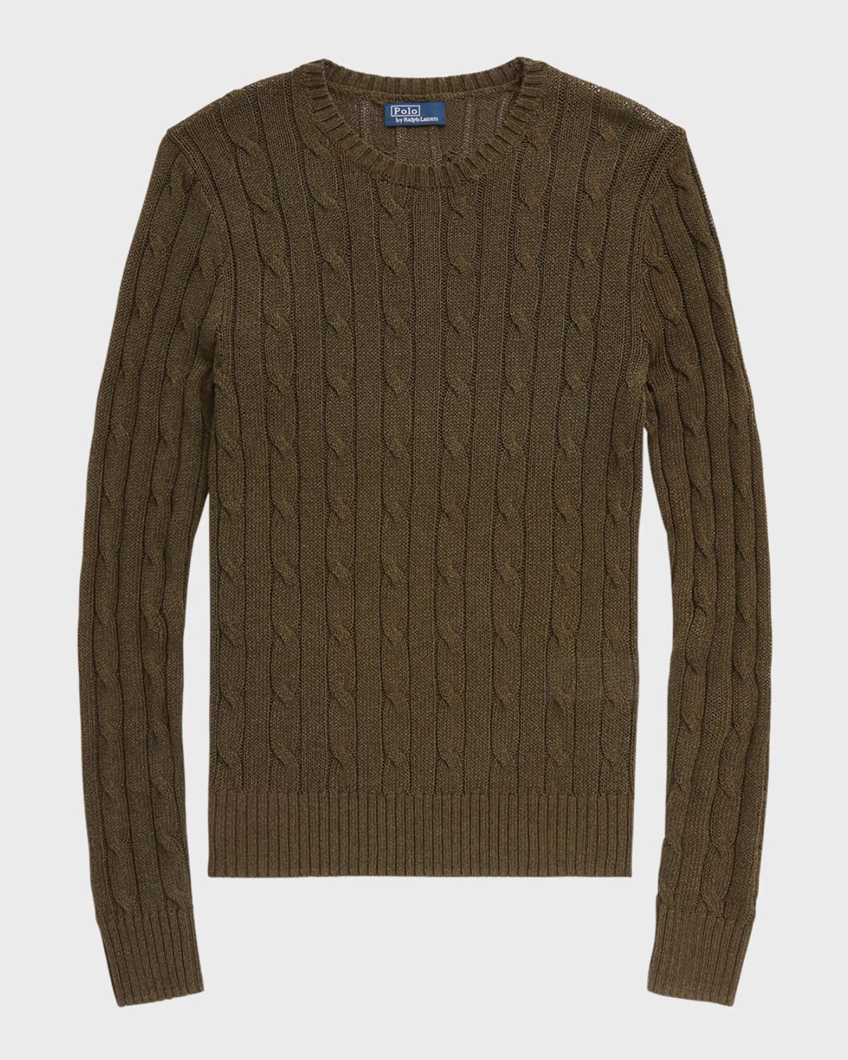 Свитер вязанной хлопковой вязки с круглым вырезом Polo Ralph Lauren, цвет Canopy Olive
Свитер вязанной хлопковой вязки с круглым вырезом Polo Ralph Lauren, цвет Canopy Olive