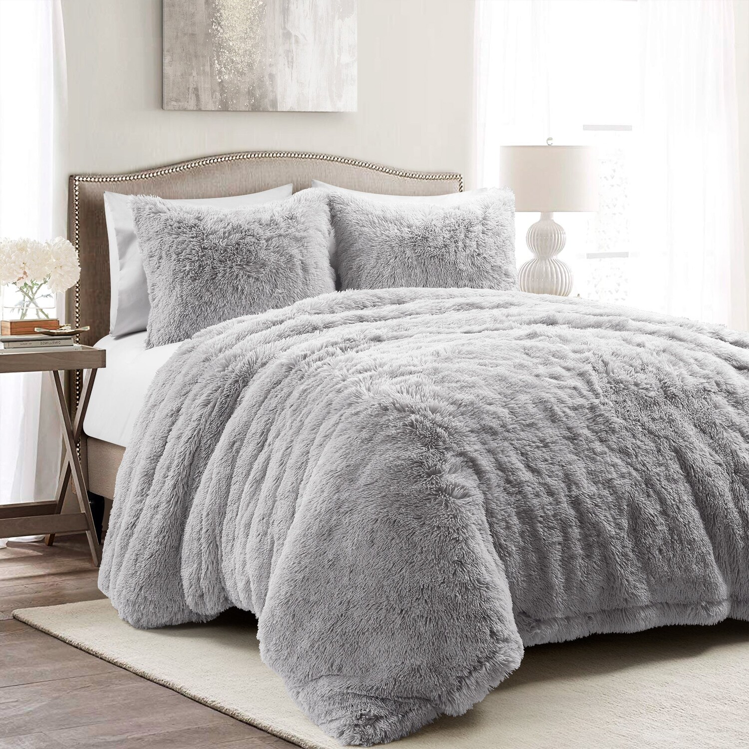 Комплект из 3 пододеяльников Emma из искусственного меха Lush Decor, цвет Light Gray
Комплект из 3 пододеяльников Emma из искусственного меха Lush Decor, цвет Light Gray