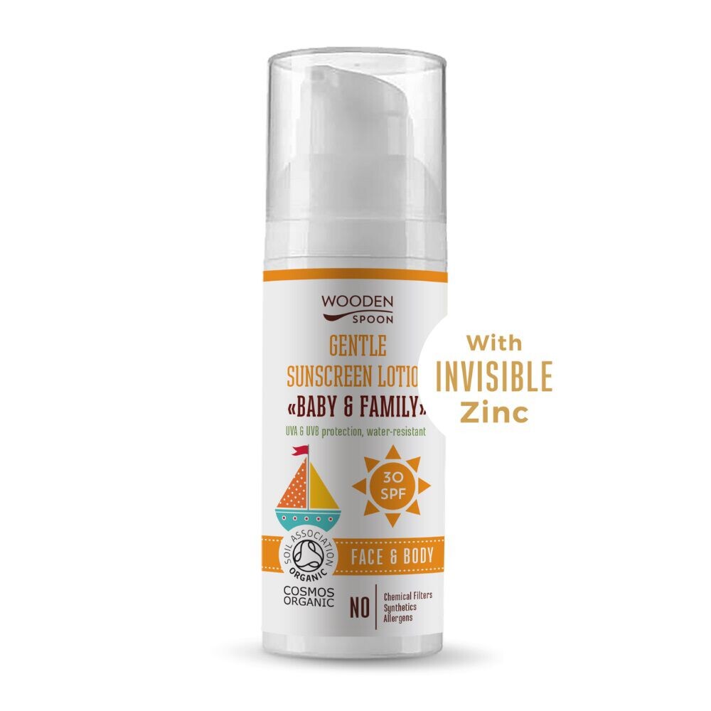 Солнцезащитный лосьон для малышей и всей семьи spf30 Wooden Spoon Baby & Family Sun, 50 мл
Солнцезащитный лосьон для малышей и всей семьи spf30 Wooden Spoon Baby & Family Sun, 50 мл