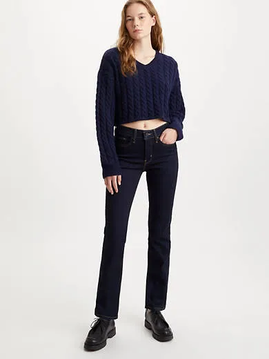 314 моделирующие прямые женские джинсы Levi's, цвет Blue Wave Rinse - Dark Wash
314 моделирующие прямые женские джинсы Levi's, цвет Blue Wave Rinse - Dark Wash