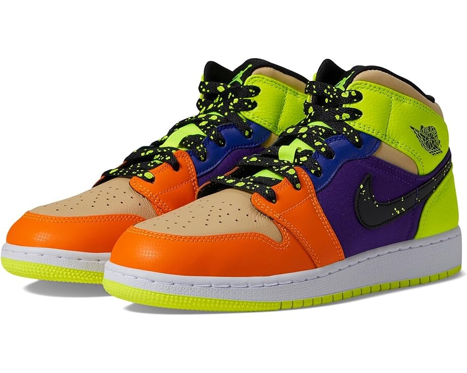 Кроссовки Jordan Air 1 Mid SE, цвет Volt/Black/Vivid Orange/Team Gold/Electro Purple/Radiant Blue
Кроссовки Jordan Air 1 Mid SE, цвет Volt/Black/Vivid Orange/Team Gold/Electro Purple/Radiant Blue