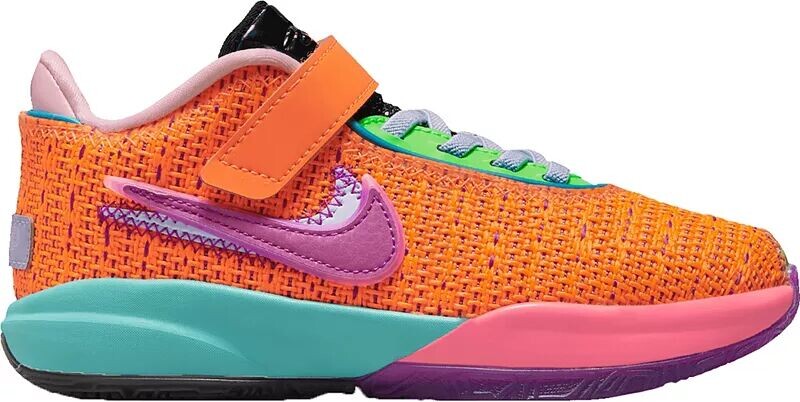 Детские баскетбольные кроссовки Nike Lebron XX для дошкольников, оранжевый/фиолетовый
Детские баскетбольные кроссовки Nike Lebron XX для дошкольников, оранжевый/фиолетовый