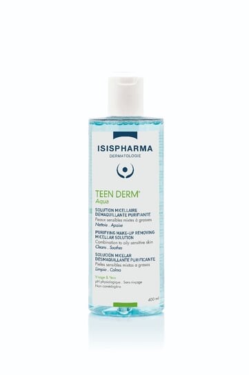 Очищающая мицеллярная вода, 400 мл Isispharma, Teen Derm Aqua 
Очищающая мицеллярная вода, 400 мл Isispharma, Teen Derm Aqua