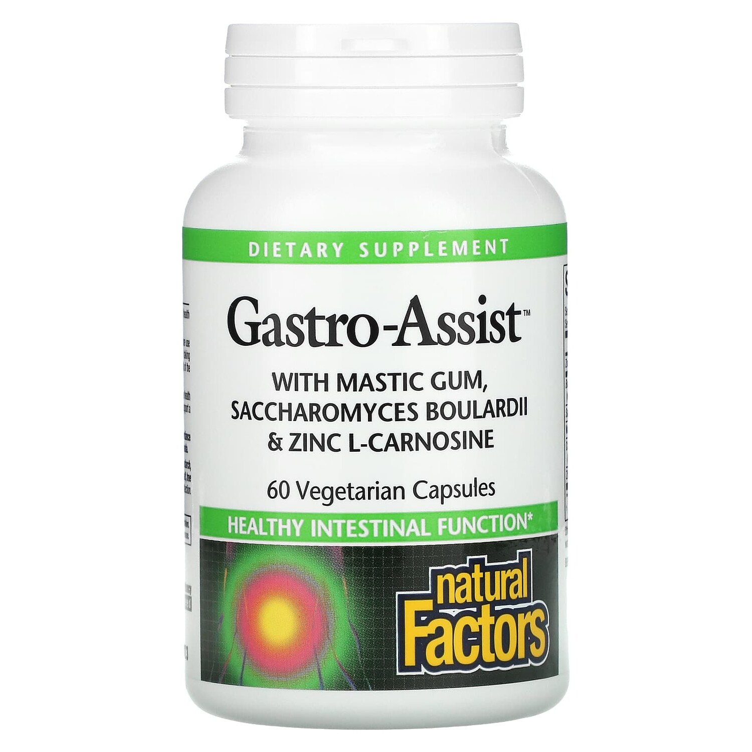 Gastro-Assist с мастиковой смолой, сахаромицетами Буларди и L-карнозином цинка, 60 вегетарианских капсул, Natural Factors
Gastro-Assist с мастиковой смолой, сахаромицетами Буларди и L-карнозином цинка, 60 вегетарианских капсул, Natural Factors