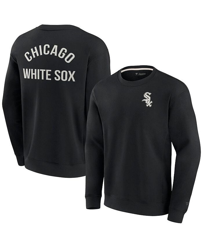 Мужской и женский черный супермягкий пуловер Chicago White Sox Crew Sweatshirt Fanatics Signature, черный
Мужской и женский черный супермягкий пуловер Chicago White Sox Crew Sweatshirt Fanatics Signature, черный