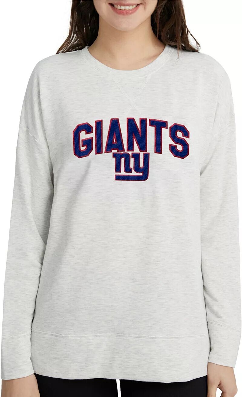 Женский свитшот с длинными рукавами Concepts Sport New York Giants из матовой махровой овсянки
Женский свитшот с длинными рукавами Concepts Sport New York Giants из матовой махровой овсянки