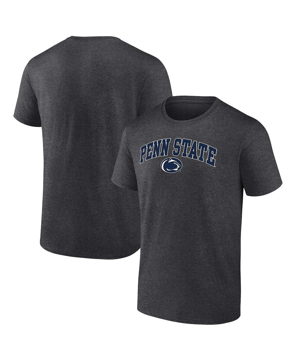 Мужская футболка с логотипом Heather Charcoal Penn State Nittany Lions Campus Fanatics
Мужская футболка с логотипом Heather Charcoal Penn State Nittany Lions Campus Fanatics