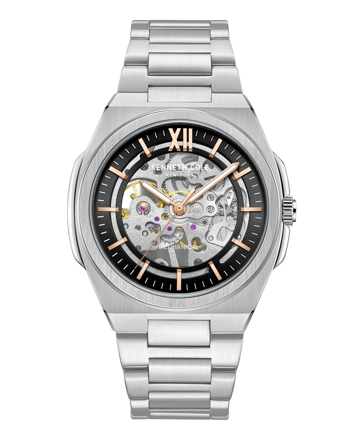 Мужские механические серебристые часы из нержавеющей стали, 43 мм Kenneth Cole New York
Мужские механические серебристые часы из нержавеющей стали, 43 мм Kenneth Cole New York