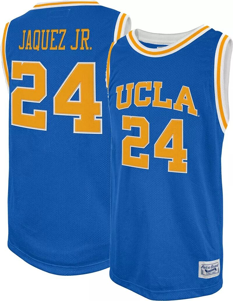 Оригинальная Мужская Retro Brand Футболка UCLA Bruins светло-синего цвета Хайме Хакеса-младшего, реплика баскетбольной майки
Оригинальная Мужская Retro Brand Футболка UCLA Bruins светло-синего цвета Хайме Хакеса-младшего, реплика баскетбольной майки