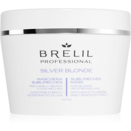 Brelil Numero Silver Blonde Sublimeches Маска - 220 мл, для нейтрализации желтых тонов
Brelil Numero Silver Blonde Sublimeches Маска - 220 мл, для нейтрализации желтых тонов