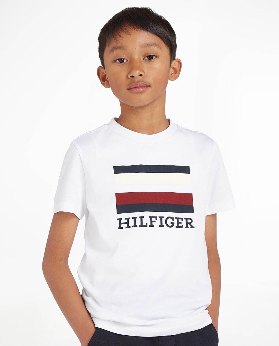 Футболка для мальчика с круглым вырезом и короткими рукавами Tommy Hilfiger, белый
Футболка для мальчика с круглым вырезом и короткими рукавами Tommy Hilfiger, белый