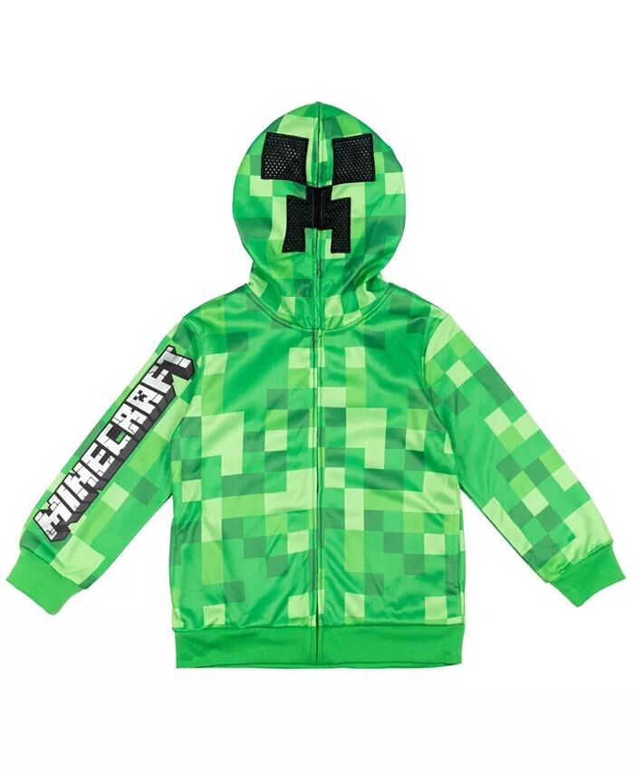 Флисовая толстовка на молнии для маленьких мальчиков (4–18–20 лет) Minecraft, зеленый
Флисовая толстовка на молнии для маленьких мальчиков (4–18–20 лет) Minecraft, зеленый