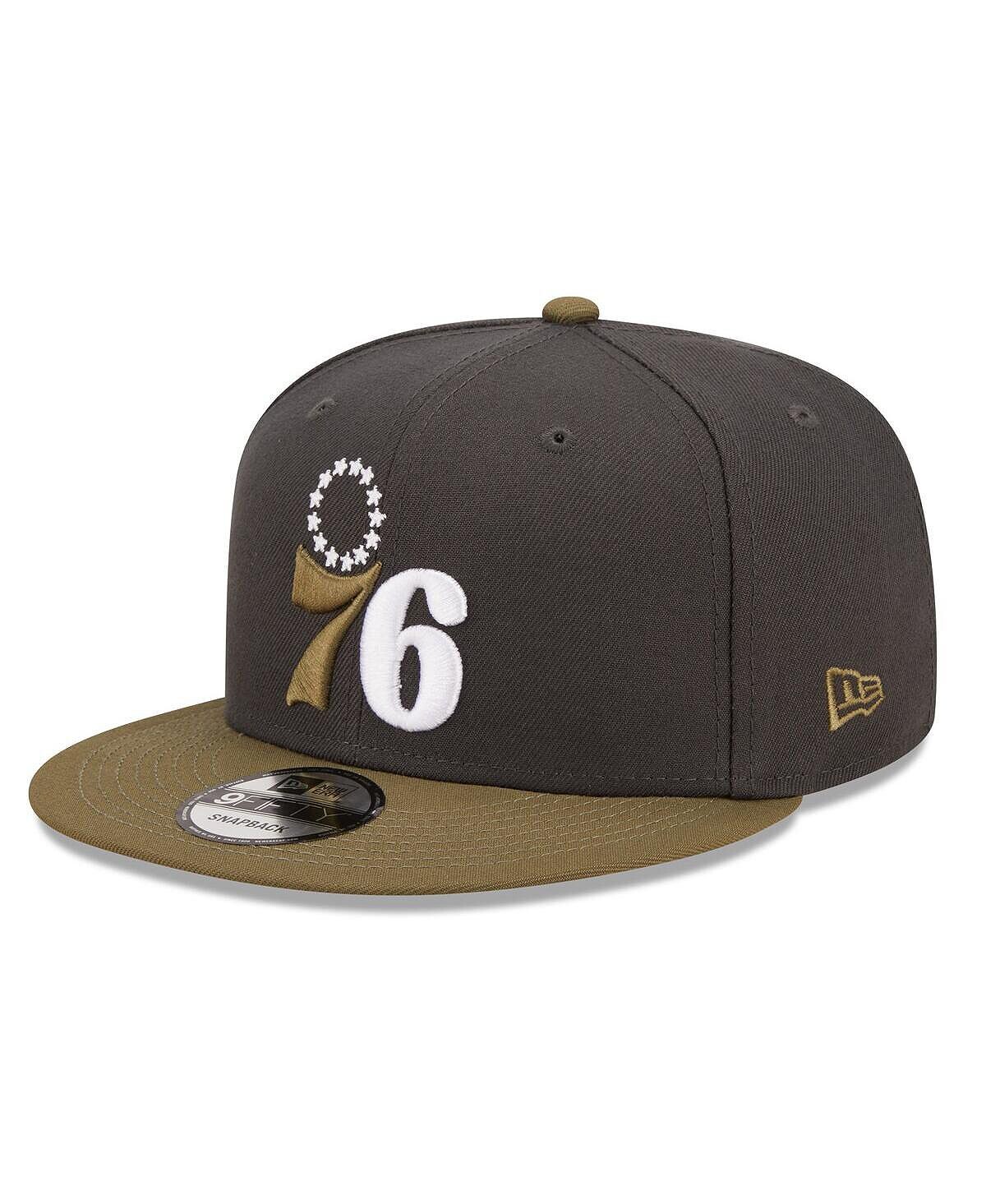 Мужская темно-серая и оливковая кепка Philadelphia 76ers Two Tone Colour Pack 9FIFTY Snapback Hat New Era
Мужская темно-серая и оливковая кепка Philadelphia 76ers Two Tone Colour Pack 9FIFTY Snapback Hat New Era