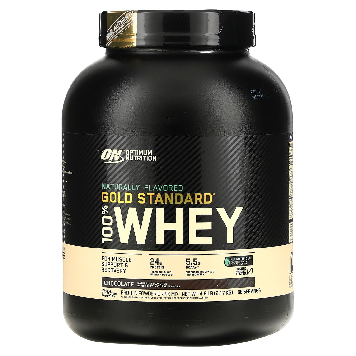 Gold Standard 100% Whey, с натуральным ароматизатором со вкусом шоколада, 2,18 кг (4,8 фунта), Optimum Nutrition
Gold Standard 100% Whey, с натуральным ароматизатором со вкусом шоколада, 2,18 кг (4,8 фунта), Optimum Nutrition