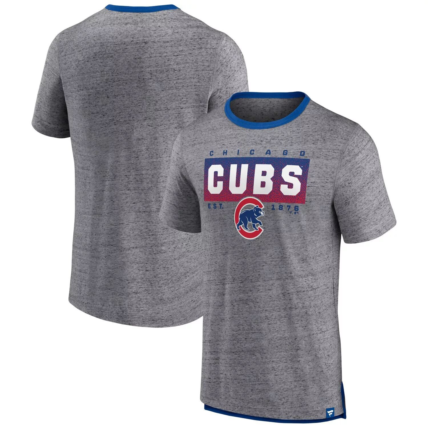 Мужская серая футболка с логотипом Fanatics Chicago Cubs Iconic Team Element в крапинку Ringer, Серый
Мужская серая футболка с логотипом Fanatics Chicago Cubs Iconic Team Element в крапинку Ringer, Серый