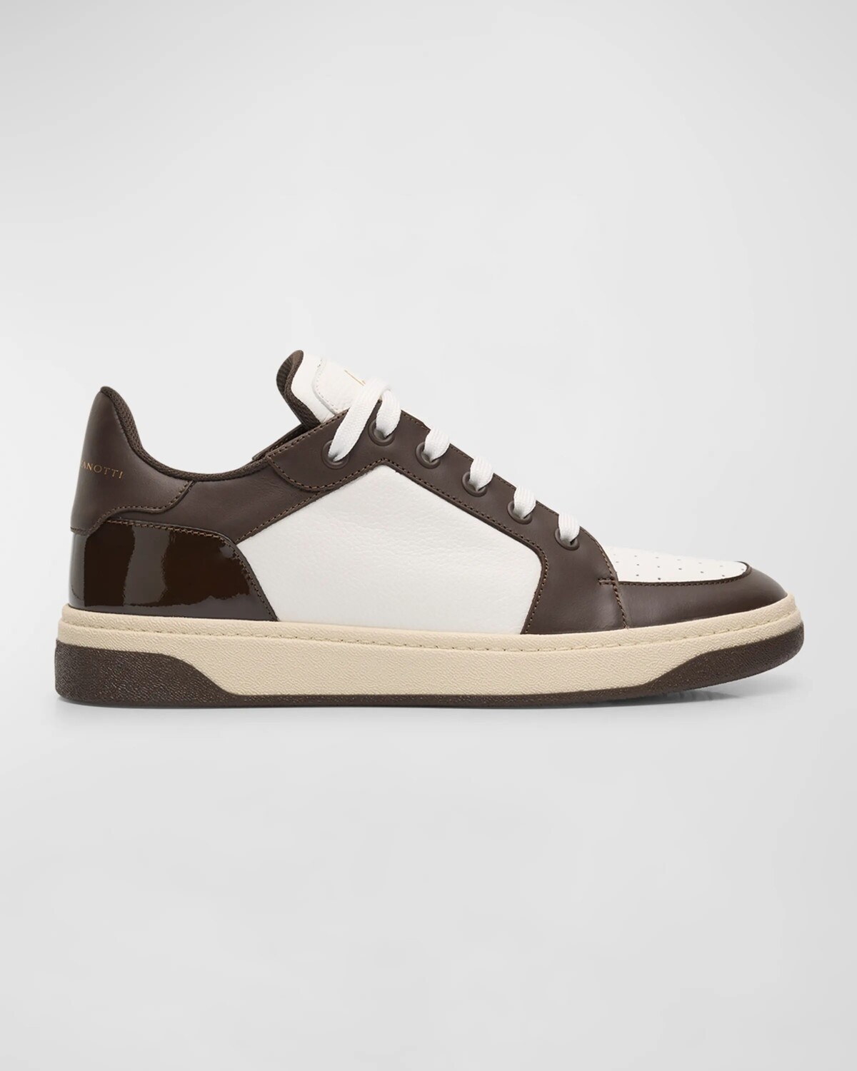 Мужские двухцветные кожаные высокие кеды Gz94 Giuseppe Zanotti, цвет Wht/Brown
Мужские двухцветные кожаные высокие кеды Gz94 Giuseppe Zanotti, цвет Wht/Brown