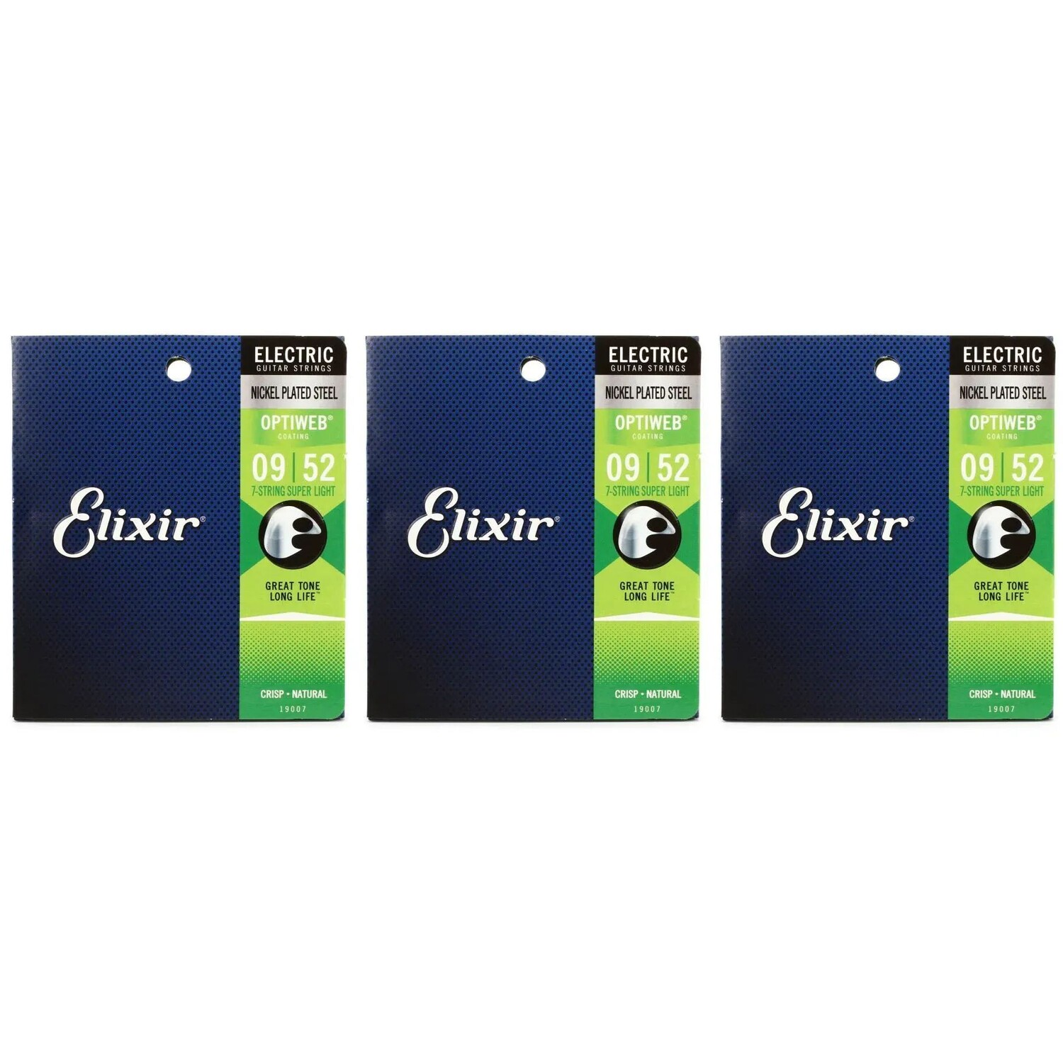 Elixir Strings 19007 Струны для электрогитары Optiweb — .009-.052 Супер легкие, 7 струн (3 шт.)
Elixir Strings 19007 Струны для электрогитары Optiweb — .009-.052 Супер легкие, 7 струн (3 шт.)