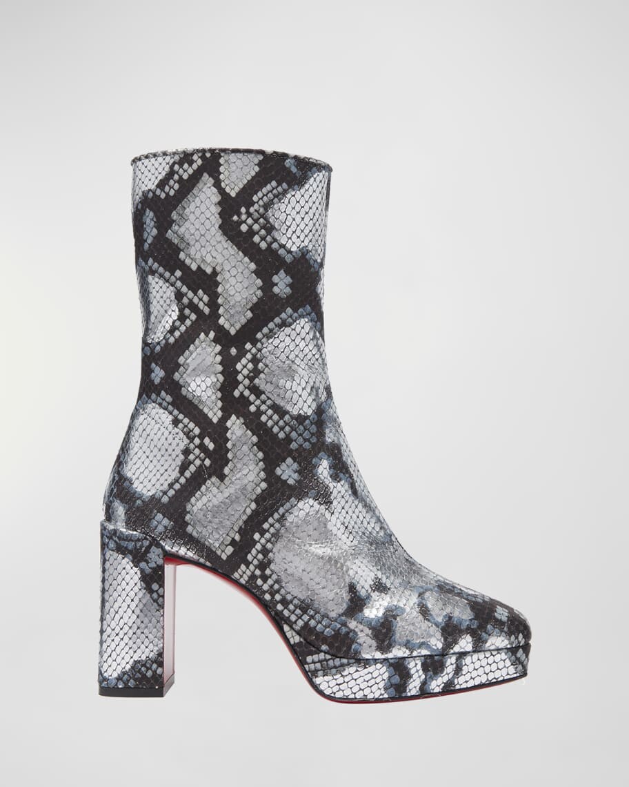 Ботинки Alleo 90 с красной подошвой и тиснением под змеиную кожу Christian Louboutin
Ботинки Alleo 90 с красной подошвой и тиснением под змеиную кожу Christian Louboutin