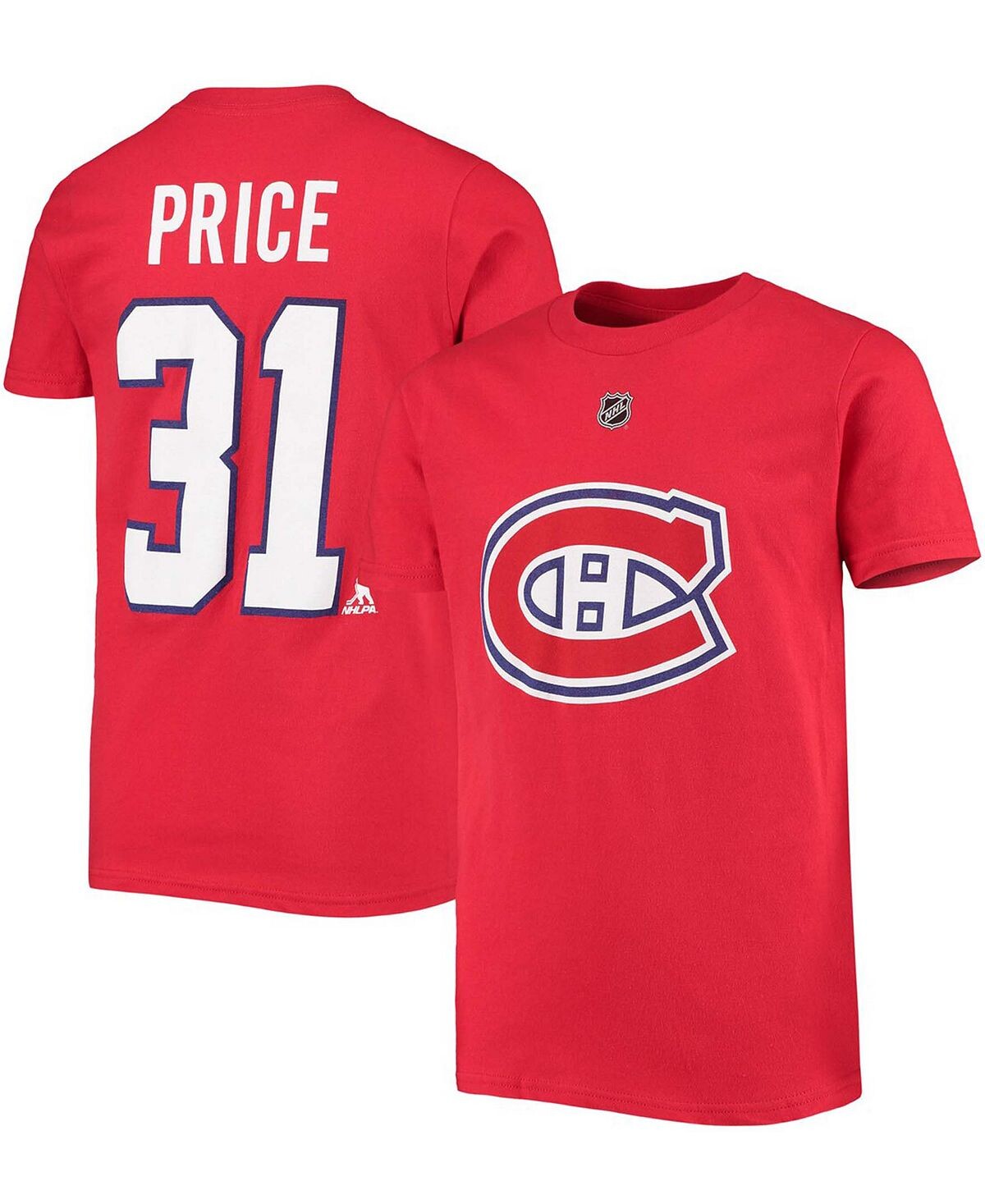 Красная футболка Big Boys Carey Price Montreal Canadiens с именем и номером игрока Outerstuff
Красная футболка Big Boys Carey Price Montreal Canadiens с именем и номером игрока Outerstuff