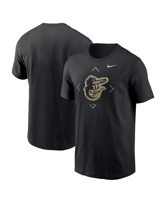 Черная мужская футболка с коротким рукавом и камуфляжным логотипом Nut Oriole Teemenscr Nike, черный
Черная мужская футболка с коротким рукавом и камуфляжным логотипом Nut Oriole Teemenscr Nike, черный