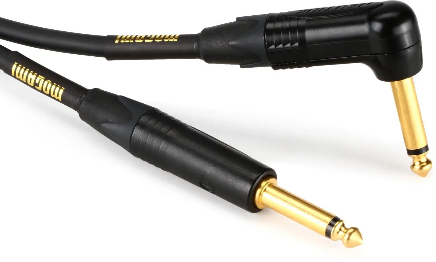 Mogami Gold Instrument 18R Инструментальный кабель с прямым и прямым углом — 18 футов
Mogami Gold Instrument 18R Инструментальный кабель с прямым и прямым углом — 18 футов
