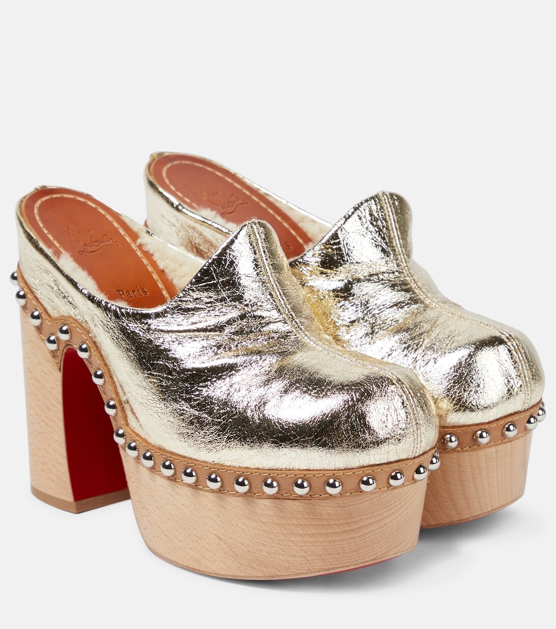 Босоножки Joan на платформе из кожи с эффектом металлик Christian Louboutin, металлик
Босоножки Joan на платформе из кожи с эффектом металлик Christian Louboutin, металлик